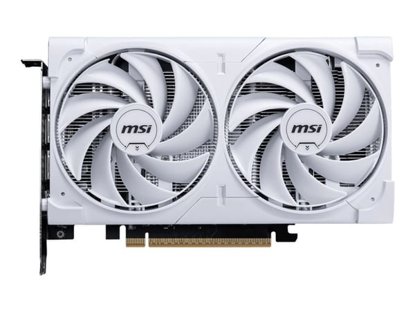 MSI GeForce RTX 5060 8G VENTUS 2X OC - Grafikkortti - GeForce RTX 5060 - 8 GB GDDR7 - PCIe 5.0 x16 - 3 x DisplayPort, HDMI - hvid