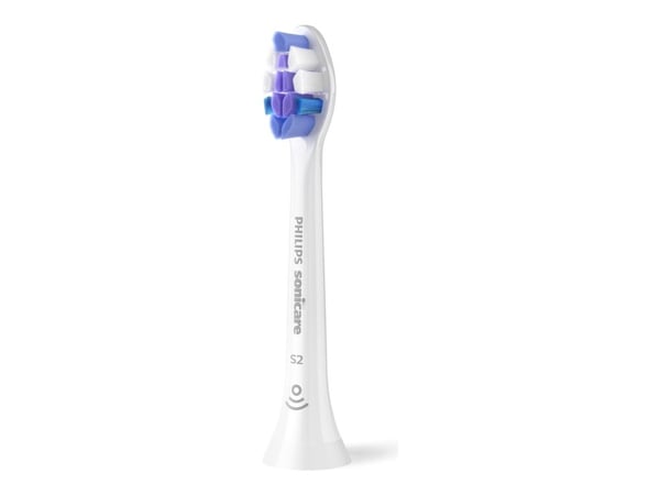 Philips Sonicare S2 Sensitive HX6056 - Utskiftningsbørstehode - for tannbørste - hvit (en pakke 6)