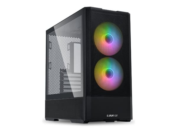 Lian Li Lancool 207, Midi Tower, PC, Musta, ATX, mikro ATX, Mini-ITX, Terästä, Karkaistu lasi, Pelaaminen