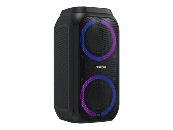 Hisense Party Rocket 160, 2.0 kanavaa, 160 W, Langallinen & langaton, Juhlakaiutin, musta, IPX4