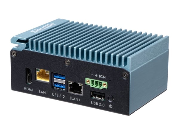 Shuttle Edge PC SPCEL02, 0.46L kokoinen PC, Mini PC Barebone, Intel® SoC, BGA 1493, DDR4-SDRAM, SATA