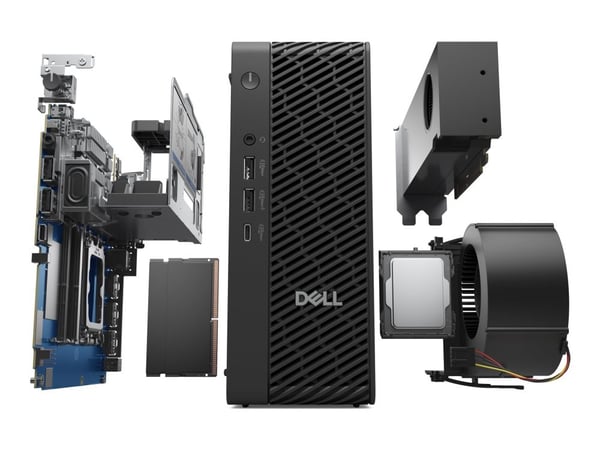 DELL Pro Max FCM2250, Intel Core Ultra 7, 265, 32 GB, 1 TB, Windows 11 Pro, 64-bittinen
