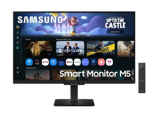 Samsung M50F, 68,6 cm (27"), 1920 x 1080 pikseliä, Full HD, LCD, 5 ms, musta
