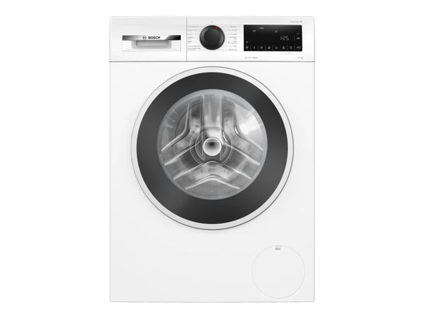 Bosch Serie | 6 WGG254ZWSN - Vaskemaskin - Nisje - bredde: 60 cm - høyde: 85 cm - frontileggelse - 70 liter - 10 kg - 1400 rpm - hvit med svart/sor...