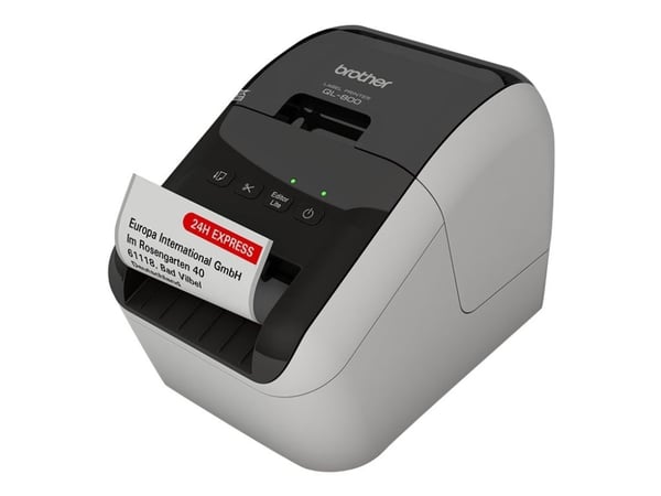 Tarratulostin Brother QL-800 m/automatisk kniv