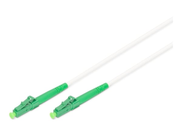 DIGITUS - Koblingskabel - LC/APC-enkeltmodus (hann) til LC/APC-enkeltmodus (hann) - 20 m - 3 mm - fiberoptisk - simpleks - 9 / 125 micron - halogen...
