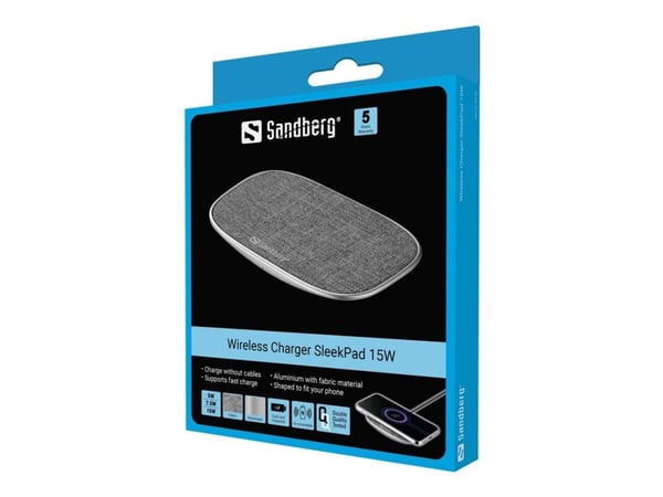 Sandberg Wireless Charger SleekPad 15W