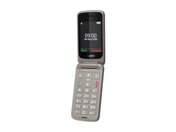 Gigaset GL595, Simpukka, Yksittäinen SIM, 7,11 cm (2.8"), 0,3 MP, 800 mAh, Musta