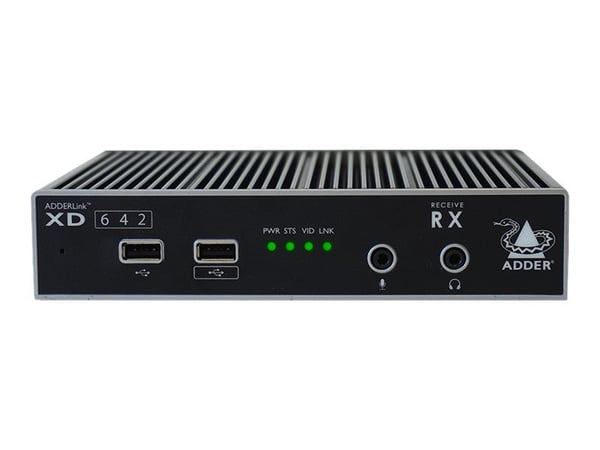 ADDER XD642P-DP - Lähetin ja vastaanotin - Langallinen - 4000 m - Cat6 - Cat6+ - Cat6a - Cat6e - Cat.7 raaka kaapeli - Cat.7 raaka kaapeli - Cat8.1...