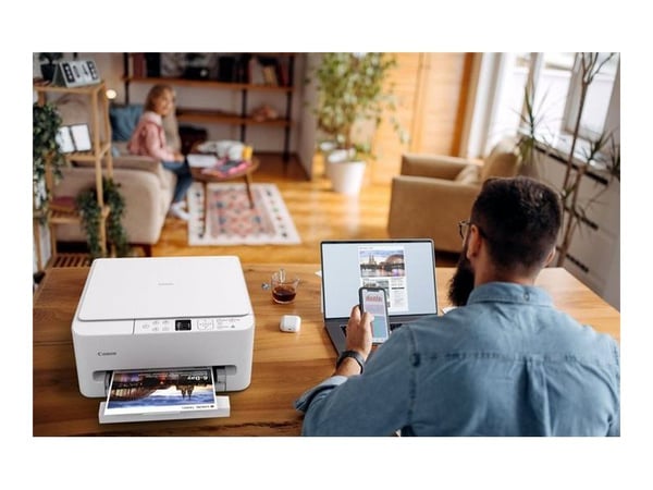 Canon PIXMA TS6550i - Multifunksjonsskriver - farge - ink-jet - A4 (210 x 297 mm), Legal (216 x 356 mm) (original) - opp til 14 ipm (trykking) - 10...