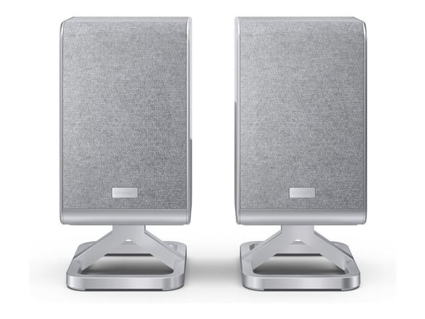 Sharp HT-SPR52021 - Q Series - høyttalere - for hjemmeteater - 2.0.2-channel - trådløs - 66 watt (Total) - satengsølv