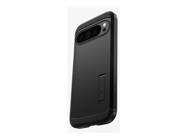Spigen Tough Armor - Baksidedeksel for mobiltelefon - termoplast-polyuretan (TPU), polykarbonat, støtskum - svart - for Google Pixel 9 Pro XL