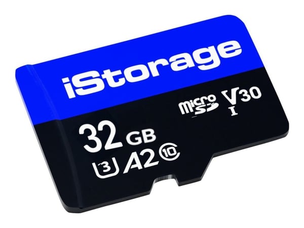 iStorage - Flashminnekort - 32 GB - A1 / Video Class V30 / UHS-I U3 / Class10 - microSD