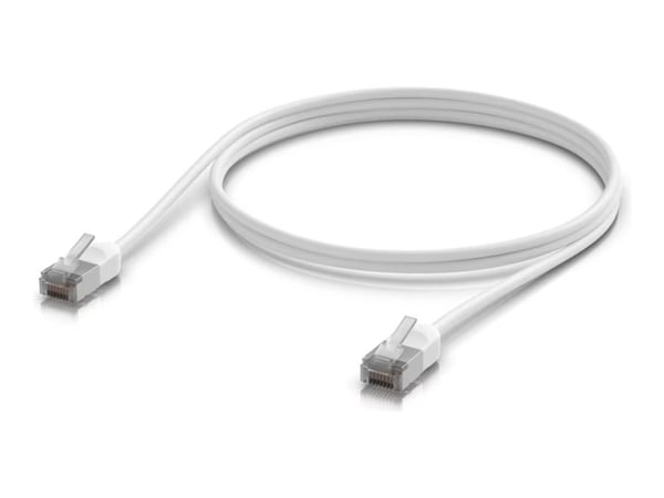 Ubiquiti UACC-Cable-Patch-Outdoor-C6A-1M-W, 1 m, Cat6a, RJ-45, RJ-45, Valkoinen