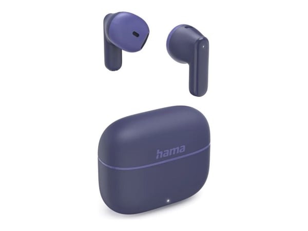 Hama Freedom Light II - True wireless-hodetelefoner med mikrofon - i øret - Bluetooth - blå