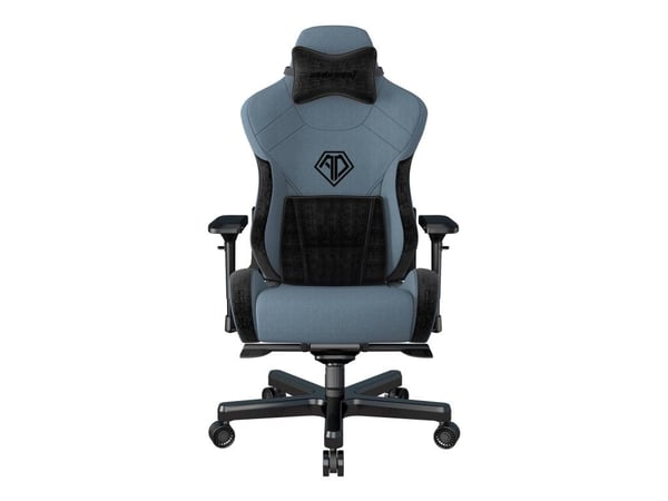 Anda Seat T-Pro II, Käsinojallinen pelituoli, 200 kg, pehmustettu istuin, Pehmustettu selkänoja, 216 cm, Musta