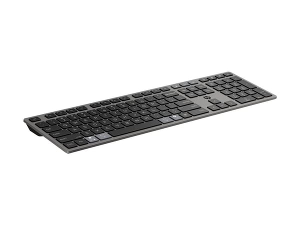 HP 725 - Tastatur- og mussett - multi-device, rechargeable, Ultra low profile, OS Auto-Detection, Multi surface tracking, Scissor, 22 programmable ...