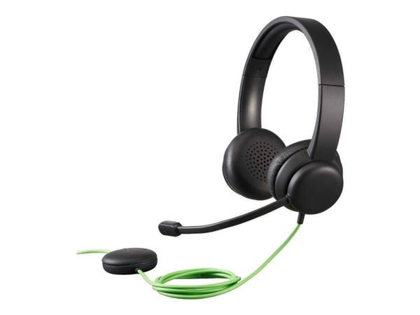 Acer AHW250 - Retail Pack - hodesett - on-ear - kablet - USB-A - svart