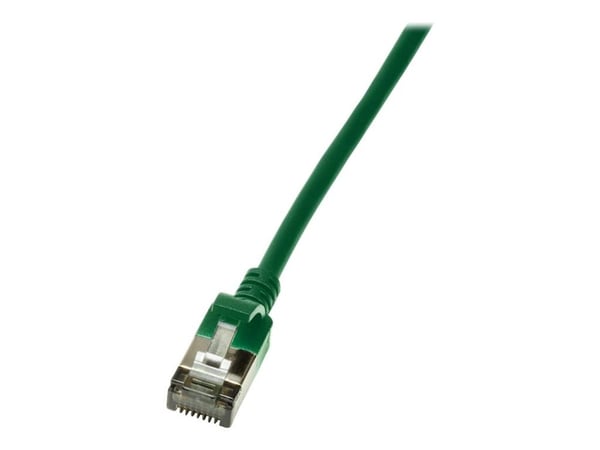 LogiLink SlimLine - Koblingskabel - RJ-45 (hann) til RJ-45 (hann) - 3 m - SSTP, PiMF - CAT 6a - med støvel, halogenfri, formstøpt, uten hindringer ...