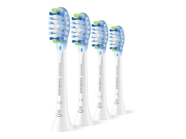 Philips Sonicare C3 Premium Plaque Defence HX9044 - Extra tandborsthuvud - till tandborste - vit (paket om 4)