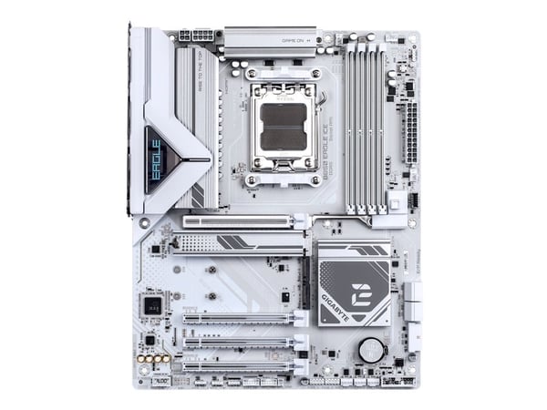 Gigabyte B850 EAGLE ICE - Hovedkort - ATX - Socket AM5 - AMD B850 Chipset - USB-C 3.2 Gen 1, USB 3.2 Gen 2, USB 3.2 Gen 1 - Gigabit LAN - innbygd g...