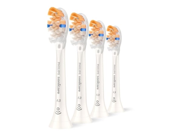 Philips Sonicare A3 Premium All-inOne HX9094 - Utskiftningsbørstehode - for tannbørste - hvit (en pakke 4)