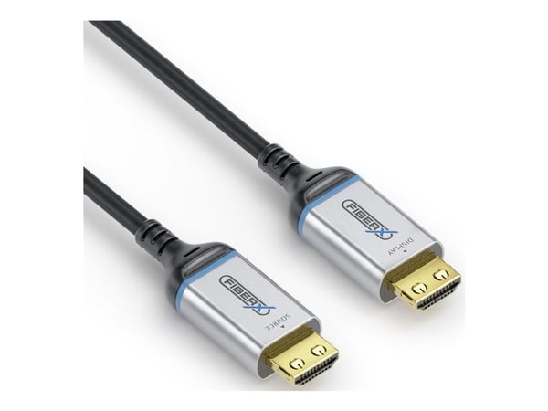 PureLink FiberX Series FX-I380 - Ultra High Speed - HDMI-kabel - HDMI hane till HDMI hane - 50 m - hybrid koppar/fiberoptisk - svart - 8K60 Hz (768...
