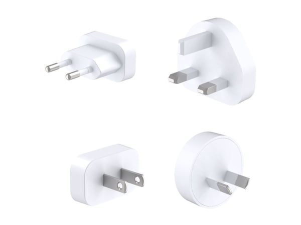 D-Link DCP-651 - Strømadapter - GaN - 65 watt - 5 A - PD 3.0, QC 4.0 - 3 utgangskontakter (2 x USB-C, USB-type A)