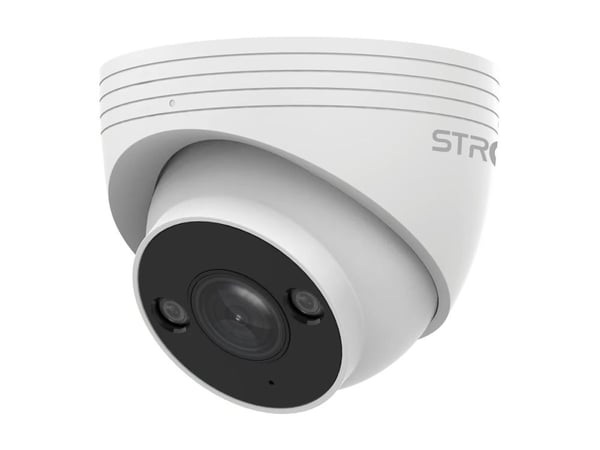 Strong TUR05DL0-P - Nettverksovervåkingskamera - lite tårn - farge (Dag og natt) - 5 MP - lyd - Ethernet 10Base-T/100Base-T - H.265+ - DC 12 V / 48...