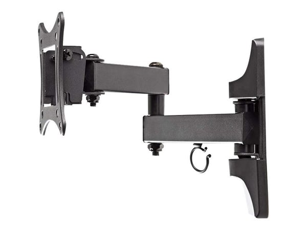 Nedis TVWM1510BK - Brakett - full bevegelse - for TV - stål - svart - skjermstørrelse: 13"-27" - veggmonterbar