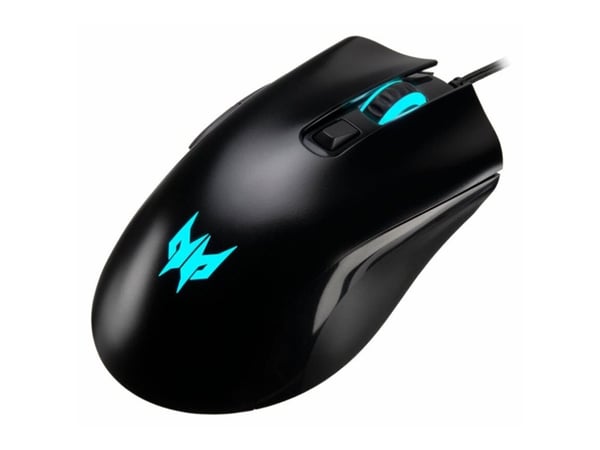 Acer Predator Cestus 333, Oikeakätinen, USB A-tyyppi, 16000 DPI, 1 ms, musta