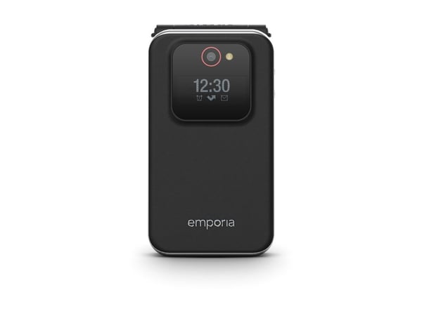 Emporia emporiaJOY-LTE, Simpukka, Yksittäinen SIM, 7,11 cm (2.8"), 2 MP, 1300 mAh, Musta