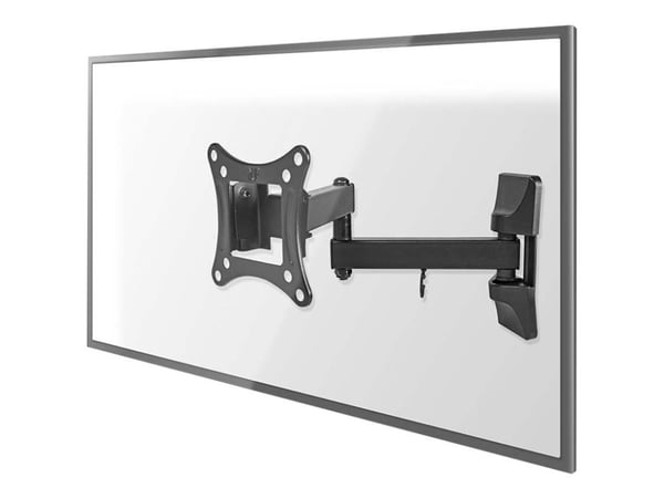 Nedis TVWM1510BK - Brakett - full bevegelse - for TV - stål - svart - skjermstørrelse: 13"-27" - veggmonterbar