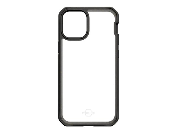 ITSKINS ITFERONPUREIP1267BTR, iPhone 12 Pro Max, Musta, Läpinäkyvä