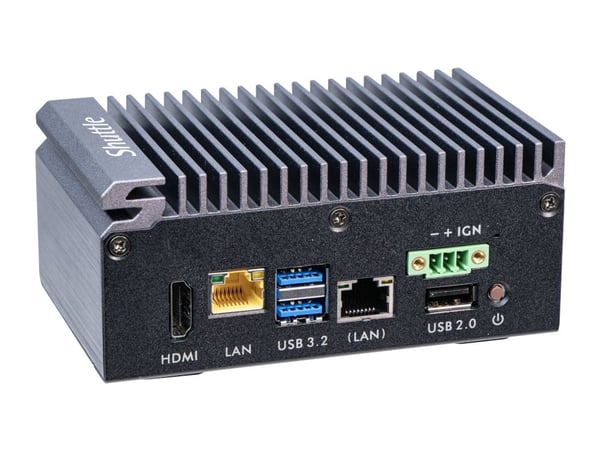 Shuttle Edge PC SPCEL03, 0.46L kokoinen PC, Mini PC Barebone, Intel® SoC, BGA 1493, DDR4-SDRAM, SATA