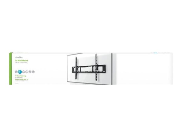 Nedis TVWM1151BK, 177,8 cm (70"), 100 x 100 mm, 600 x 400 mm, 0 - 20°, Terästä, Musta