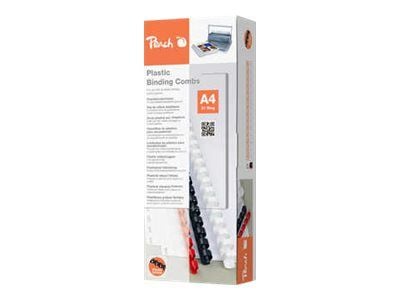 Peach PB410-02 - 10 mm - 21 ringer - A4 (210 x 297 mm) - 65 ark - svart - innbindingskam