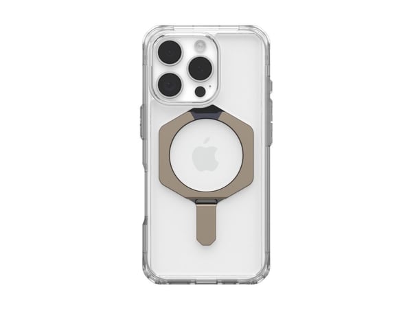 Urban Armor Gear Plyo XTE, Suojus, Apple, iPhone 16 Pro, 16 cm (6.3"), Titaani, Läpinäkyvä