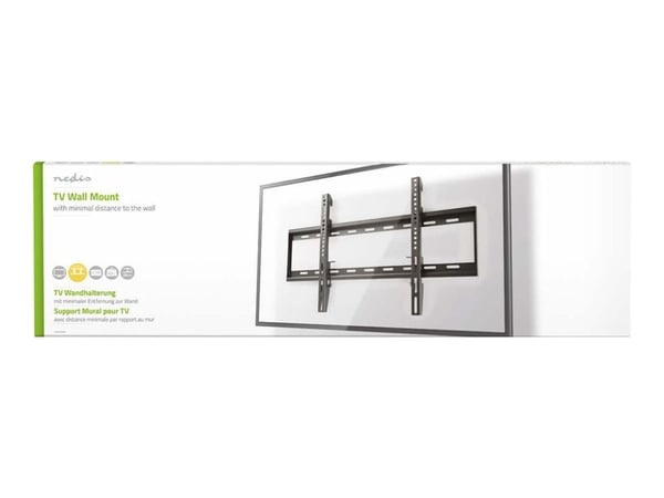 Nedis TVWM2050BK - Brakett - for TV - stål - svart - skjermstørrelse: 42"-70" - veggmonterbar