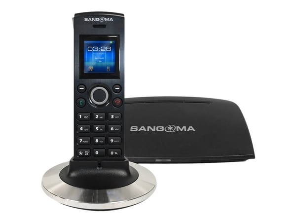 Sangoma DC201 - VoIP-telefon - DECT\CAT-iq - 3-veis samtalefunksjon - SIP, SIP v2 - 5 linjer