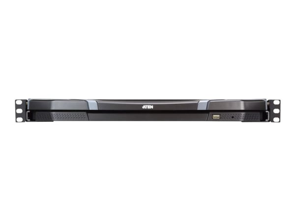 ATEN CL3800NW - KVM-konsoll - USB - USA - engelsk (QWERTY) - 18.5" - kan monteres i rack - 1920 x 1080 Full HD (1080p) @ 60 Hz - 350 cd/m² - 1000:1...