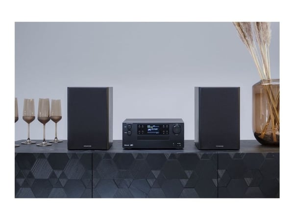 Kenwood M-925DAB-B - Mikrosystem - 2 x 50 watt - svart