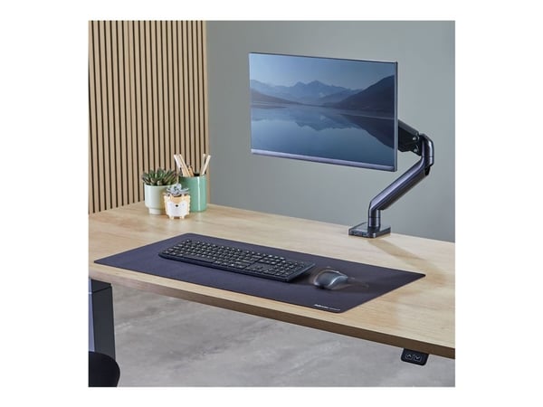 Fellowes Breyta - Desk mat: 80 x 40 cm - gummi - svart