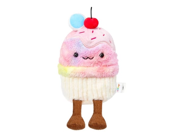 MAGMOJI Cupcake - Lomme for mobiltelefon / kredittkort - MagSafe-samsvar - plysjtøy, nylon zipper