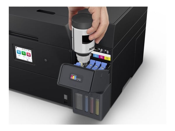 Epson EcoTank L6390 - Multifunksjonsskriver - farge - ink-jet - ITS - A4 (210 x 297 mm) (original) - A4 (medie) - opp til 18 spm (trykking) - 250 a...