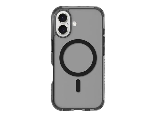 Laut Crystal MATTER-X - Baksidedeksel for mobiltelefon - MagSafe-samsvar - polykarbonat, termoplast-polyuretan (TPU) - svart krystall - for Apple i...