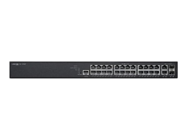 LANCOM GS-2426P - Switch - Administrerad - 24 x 10/100/1000 (PoE+) + 2 x 1 Gigabit SFP + 2 x combo Gigabit SFP/RJ-45 - skrivbordsmodell, rackmonter...