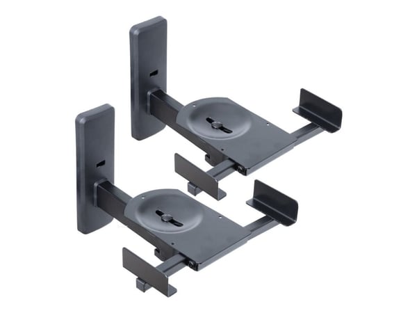 ART G-10 - Monteringssett (2 høyttalerbraketter, neoprene pads) - metall - svart - veggmonterbar