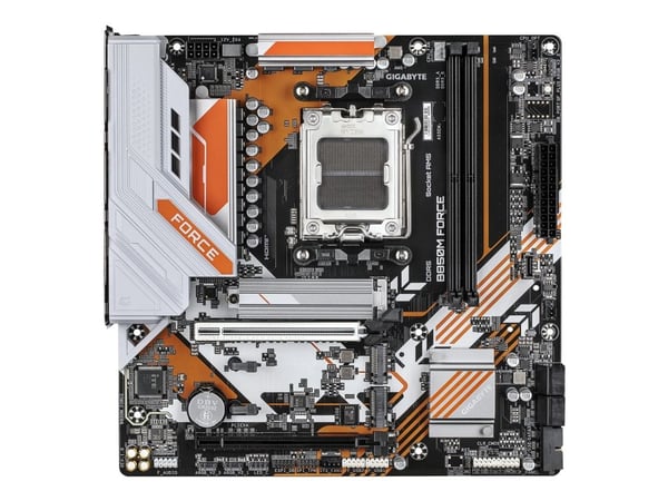 Gigabyte B850M FORCE - Hovedkort - micro ATX - Socket AM5 - AMD B850 Chipset - USB-C 3.2 Gen 1, USB 3.2 Gen 2, USB 3.2 Gen 1 - 2.5 Gigabit LAN - in...