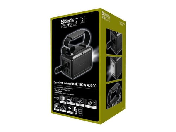 Sandberg Survivor Powerbank 100W 40000